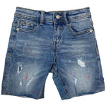 Kids RKDS001 Denim Shorts - Light Blue - Rawyalty Clothing