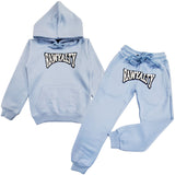 Kids Rawyalty White Chenille Hoodie and Jogger Set - Rawyalty Clothing