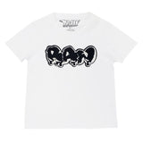Kids RAW Drip Black Chenille Crew Neck T-Shirt - Rawyalty Clothing