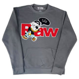 Men RAW Bulldog Chenille Long Sleeve Shirts - Rawyalty Clothing