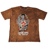 Men Legends are Forever Puff Crew Neck T-Shirts - Rawyalty Clothing