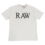 Men RAW 3D Black Chenille Crew Neck T-Shirts - Rawyalty Clothing