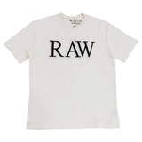 Men RAW 3D Black Chenille Crew Neck T-Shirts - Rawyalty Clothing
