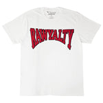 Men Rawyalty Red Chenille Crew Neck T-Shirts - Rawyalty Clothing
