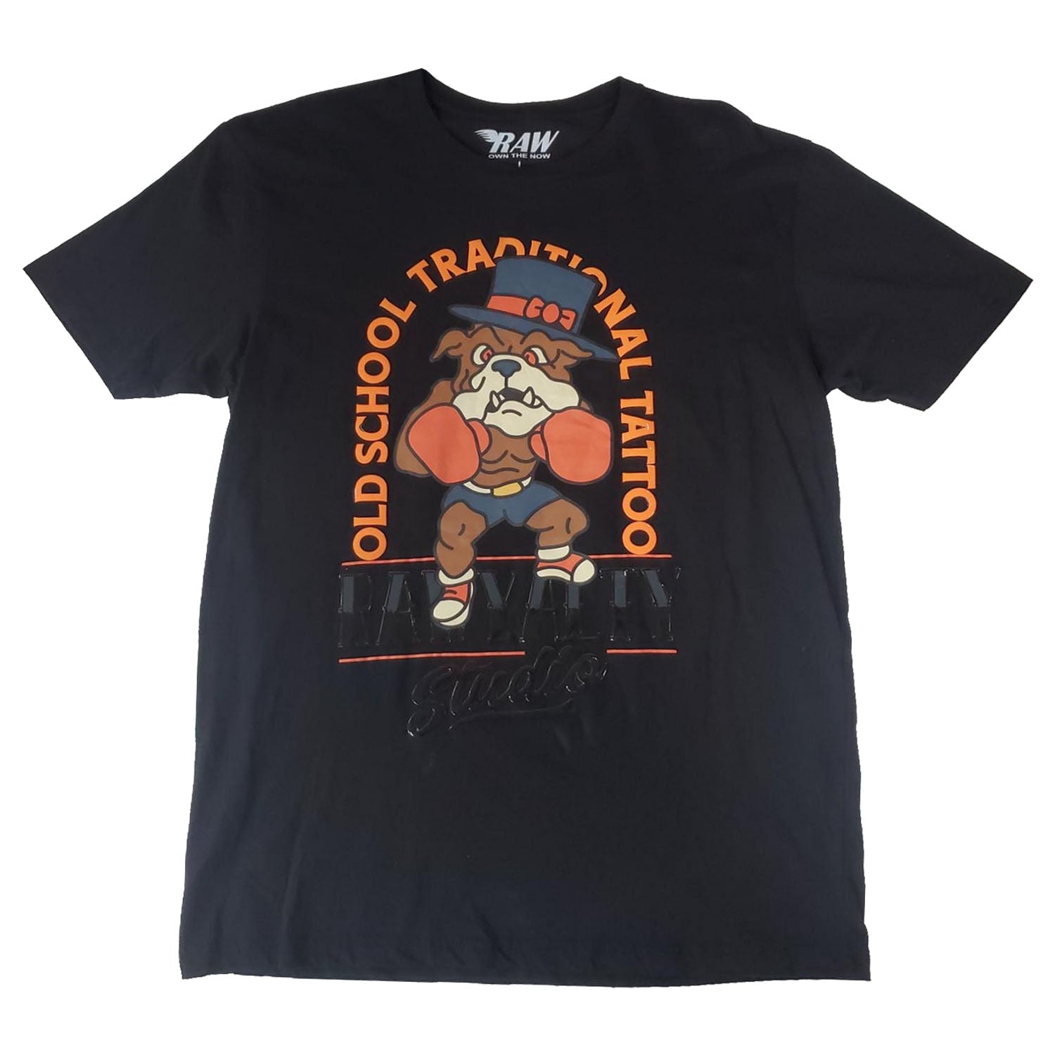 Men Rawyalty Studio Silicone Crew Neck T-Shirts - Rawyalty Clothing