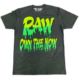 Men RAW Own The Now Print Crew Neck T-Shirt - Rawyalty Clothing