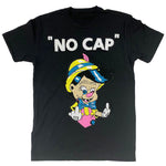 Men No More Lies NO CAP Chenille Crew Neck - Black - Rawyalty Clothing