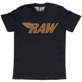 RAW Brown Chenille Crew Neck - Black - Rawyalty Clothing