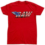Men RAW Wing USA Chenille Crew Neck - Rawyalty Clothing