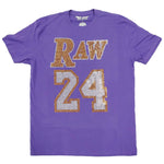 Men RAW 24 Bling Crew Neck - Purple - Rawyalty Clothing