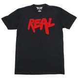 Men Real Red Chenille Crew Neck - Black - Rawyalty Clothing