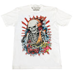 Skull Music Print Crew Neck - Rawyalty Clothing