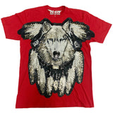Wolf Hand Made Sequin Crew Neck - Rawyalty Clothing