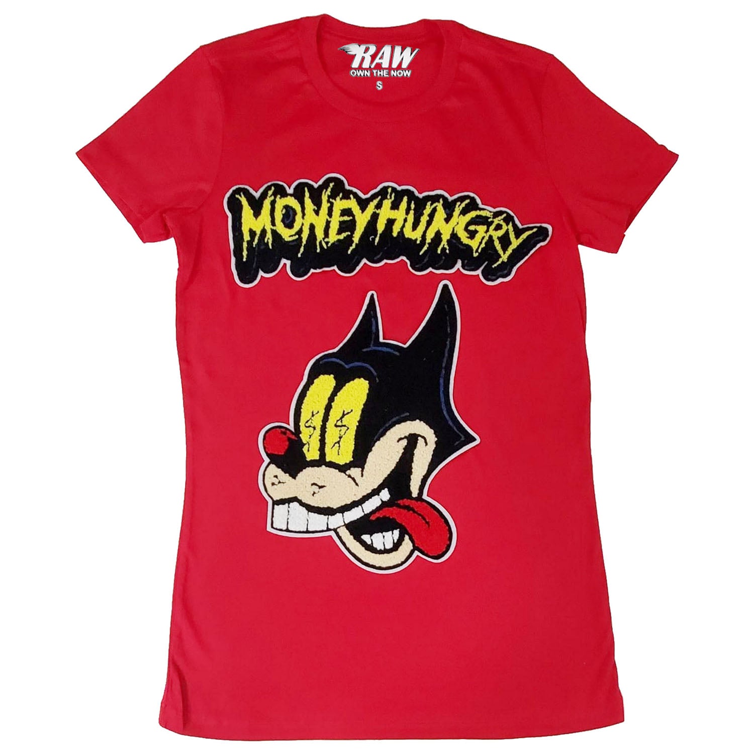 Women Cash Chenille Crew Neck T-Shirts - Rawyalty Clothing