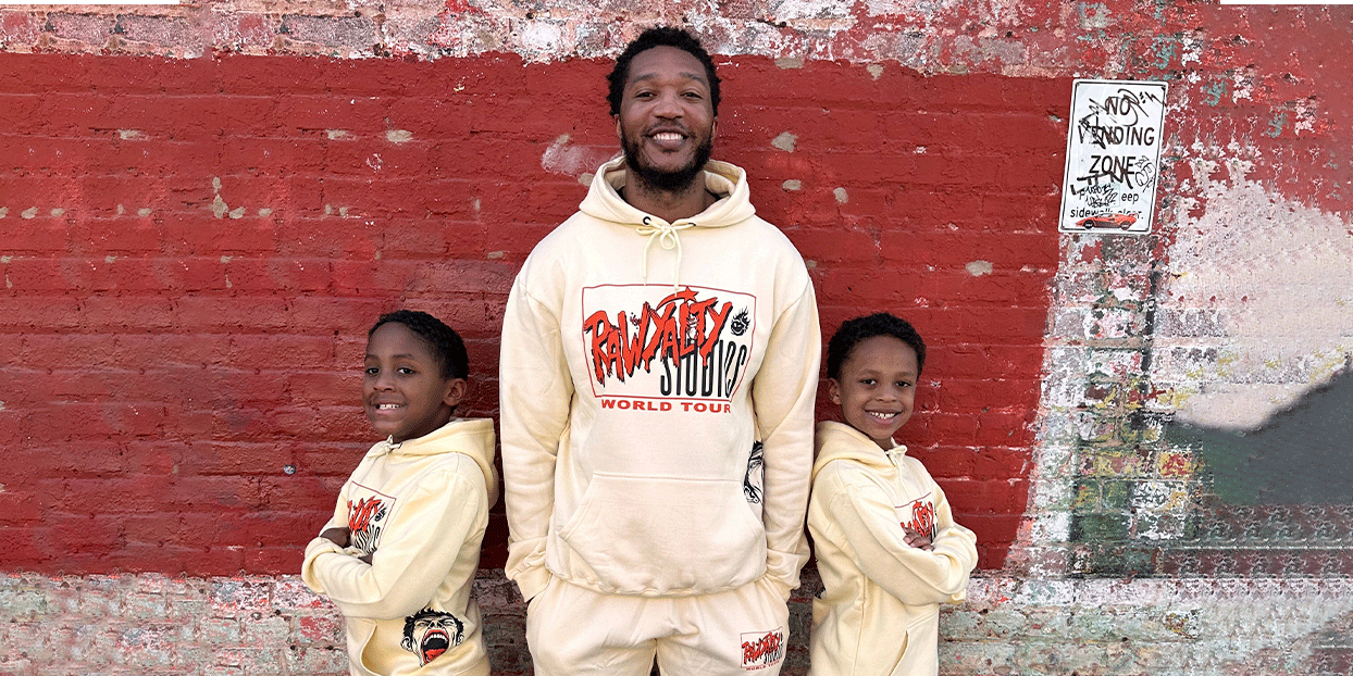 Men Broken Soul Cream Chenille T-Shirt