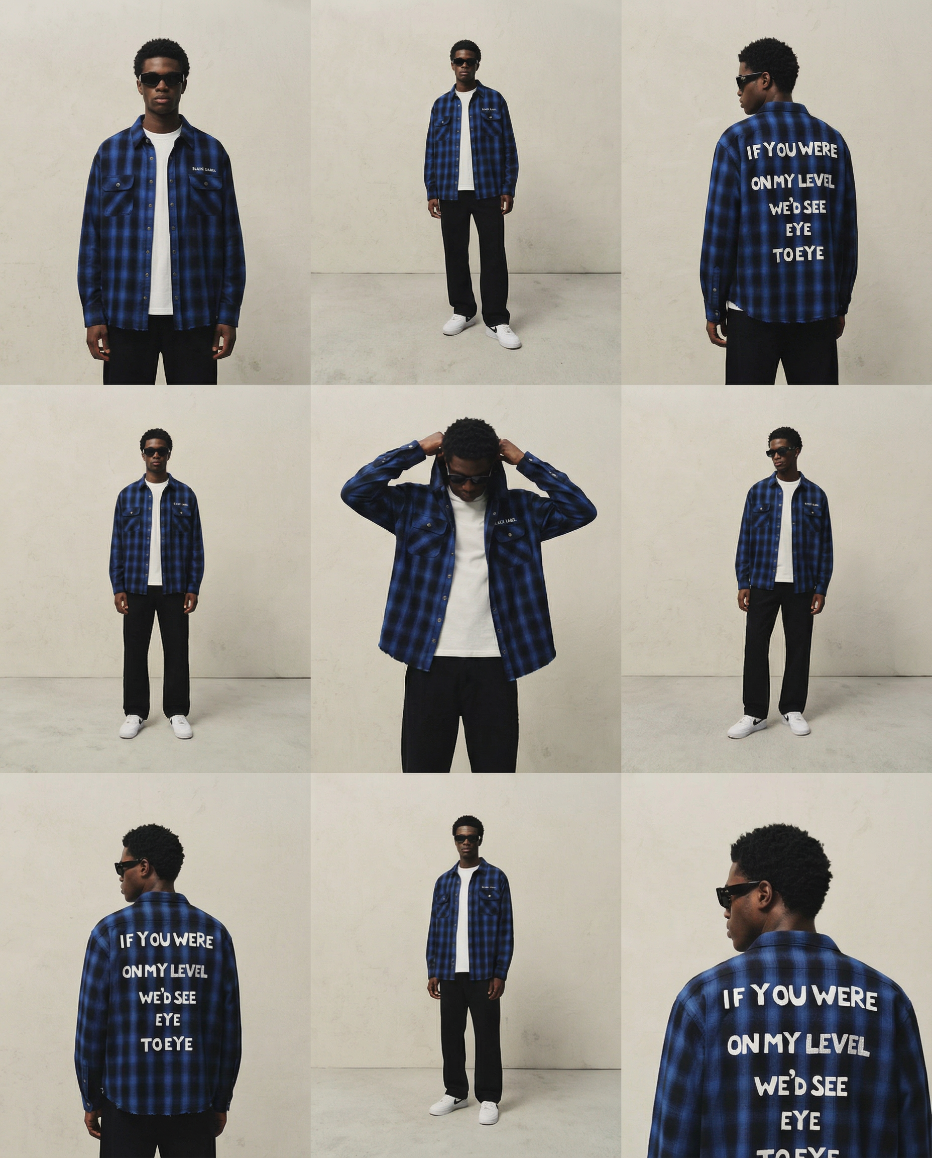 Label Men Men Black Label 810 Flannel Shirt – Rawyalty Clothing
