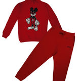 Men Mouse Robot Hoodie and Jogger Set