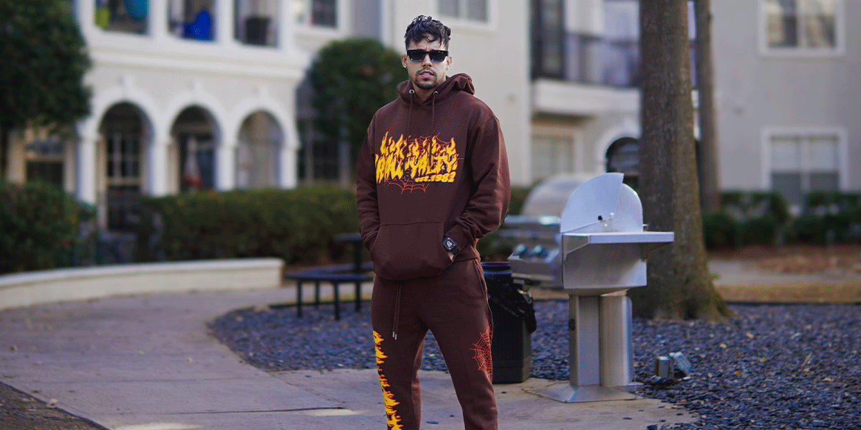 Men Broken Soul Cream Chenille T-Shirt