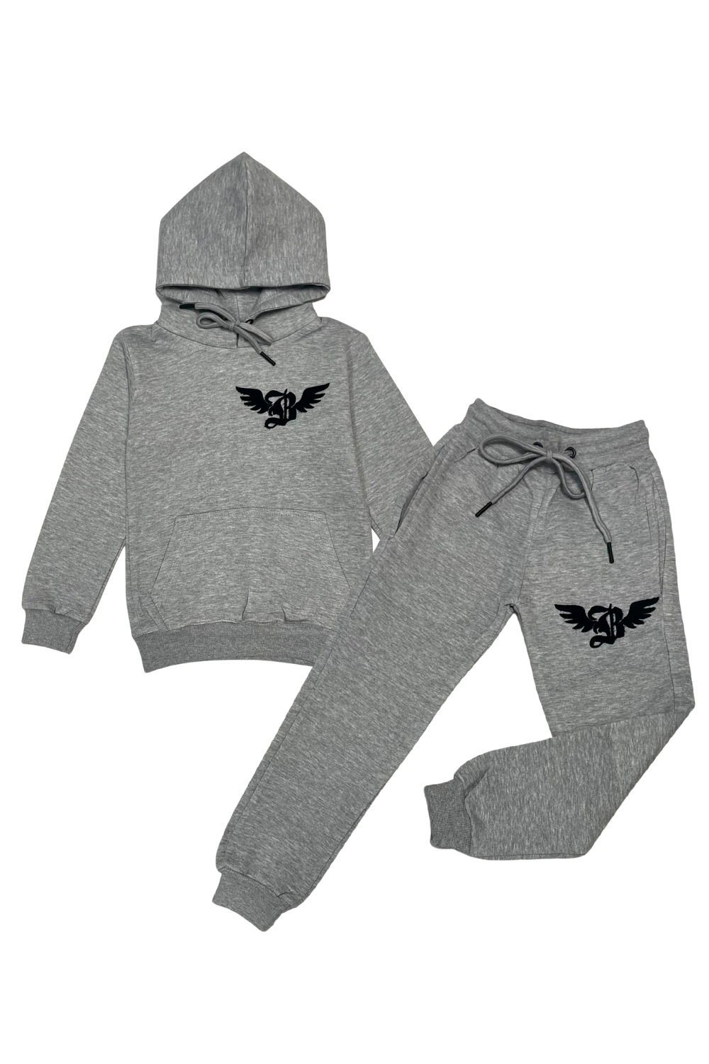 Kids "BROKEN SOUL" Hoodie and Jogger Set