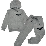 Kids "BROKEN SOUL" Hoodie and Jogger Set