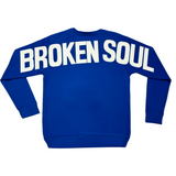 Men "BROKEN SOUL" Crew Neck Silicone