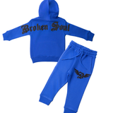 Kids "BROKEN SOUL" Hoodie and Jogger Set