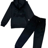 Kids Black Label Freedom Black Bling Hoodie and Jogger Set