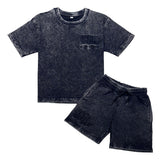 Kids Black Label BL3 Splash Bling T-Shirt and Cotton Shorts Set