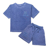 Kids Black Label BL3 Splash Bling T-Shirt and Cotton Shorts Set