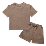 Kids Black Label BL3 Splash Bling T-Shirt and Cotton Shorts Set