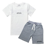 Kids Black Label BL4 Onyx T-Shirt and Cotton Shorts Set