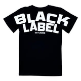 Kids Black Label BL6 White Silicone Crew Neck T-Shirt