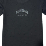 Kids Black Label Couture Splash Bling Crew Neck T-Shirt