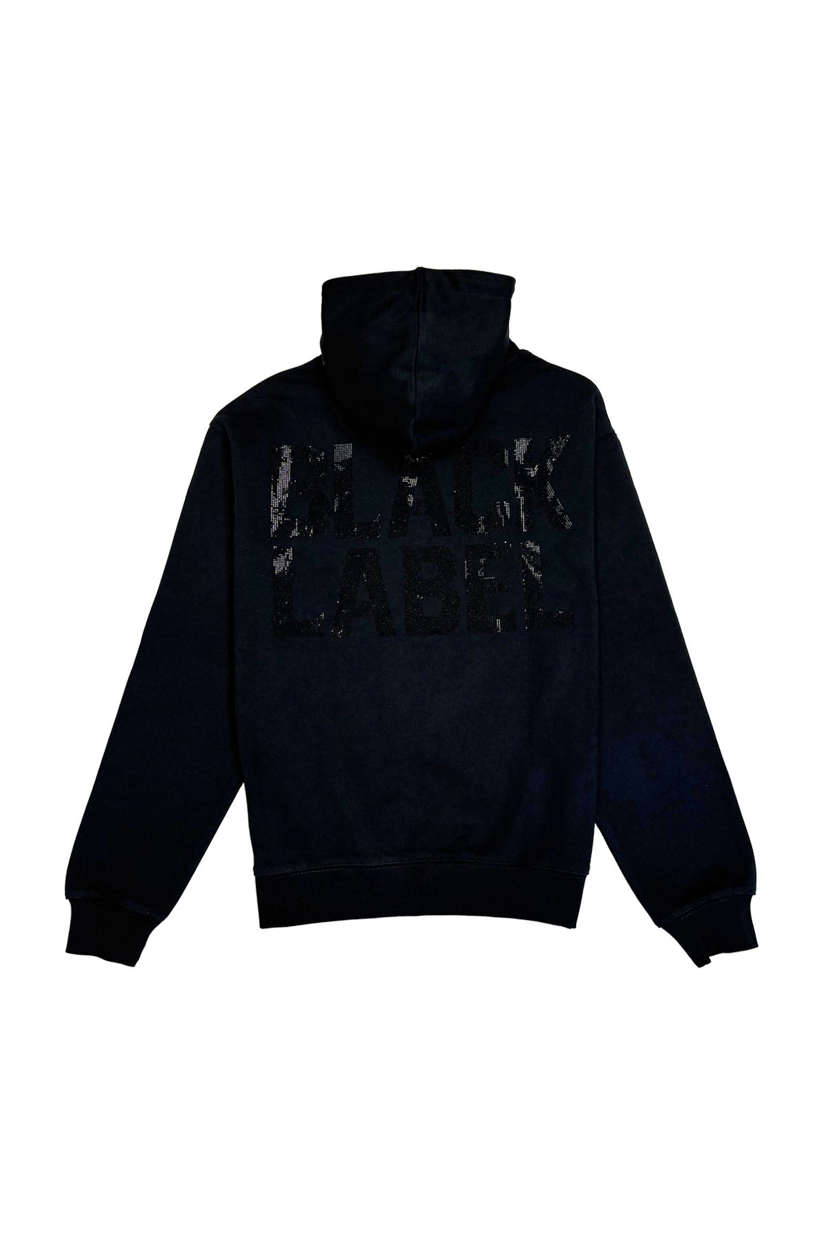 Men Black Label BL2 Black Bling Hoodie