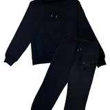 Men Black Label BL2 Black Bling Hoodie and Jogger Set