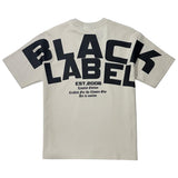Men Black Label BL6 Black Silicone T-Shirt
