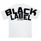 Men Black Label BL6 Black Silicone T-Shirt
