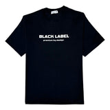 Men Black Label BL6 White Silicone T-Shirt