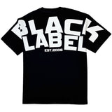 Men Black Label BL6 White Silicone T-Shirt