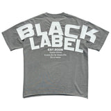 Men Black Label BL6W White Silicone T-Shirt