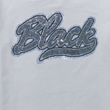 Men Black Label BL7BD Black Dia Bling T-Shirt