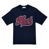 Men Black Label BL7R Red Bling T-Shirt