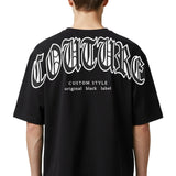 Men Black Label "COUTURE" Oversize T-Shirt
