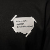 Men Black Label "PRIVATE" Oversize T-Shirt