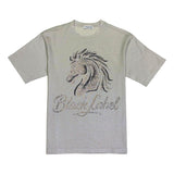Men Black Label Stallion Bling T-Shirt
