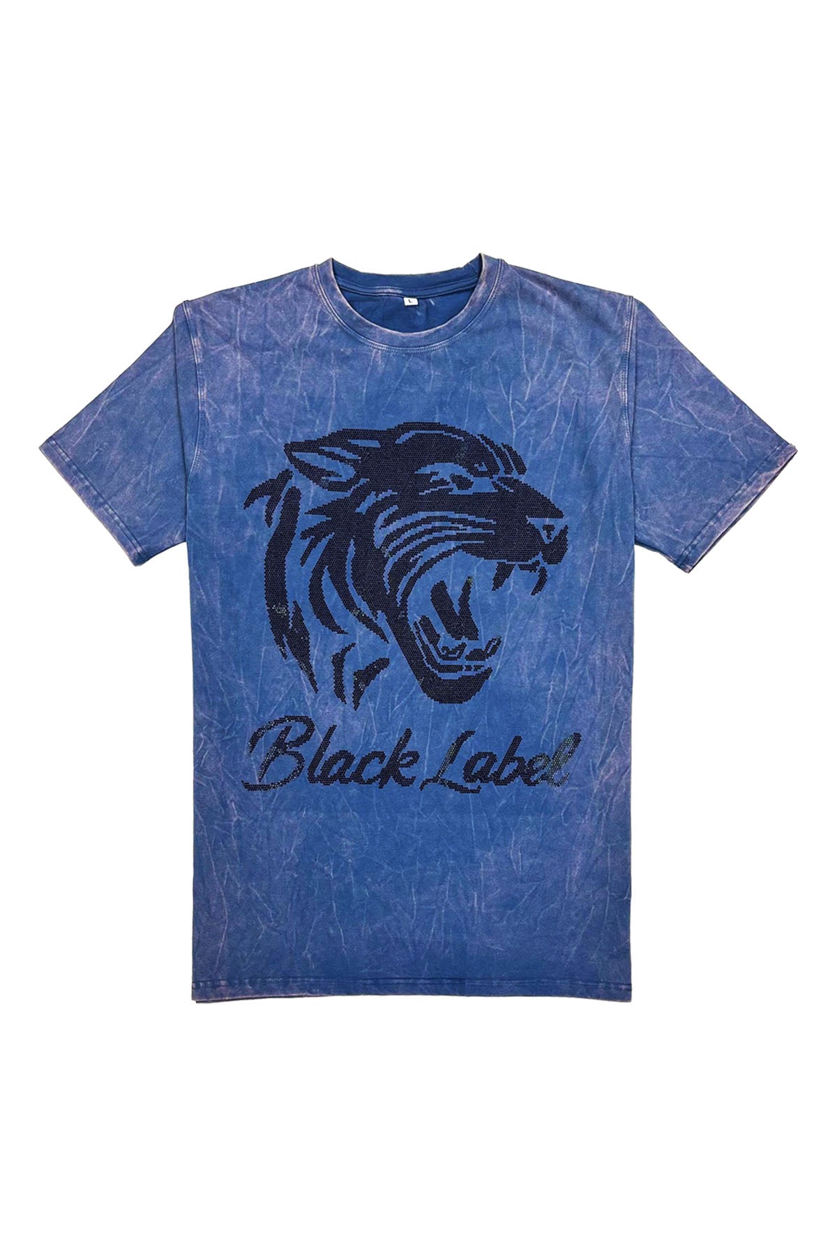 Men Black Label Tiger Bling T-Shirt