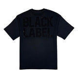 Men Black Label Vibe Black Bling T-Shirt