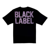 Men Black Label Vibe Purple Bling T-Shirt