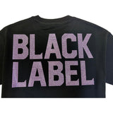 Men Black Label Vibe Purple Bling T-Shirt