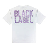 Men Black Label Vibe Purple Bling T-Shirt
